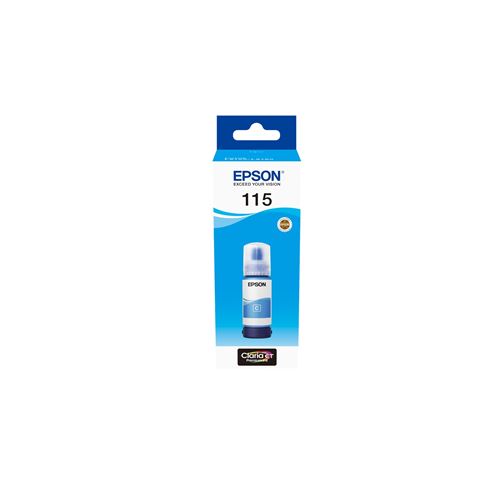 EPSON 115 EcoTank Cyan ink bottle, C13T07D24A