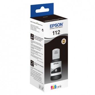 Tinta 112 EcoTank Pigment Black ink bottle, C13T06C14A