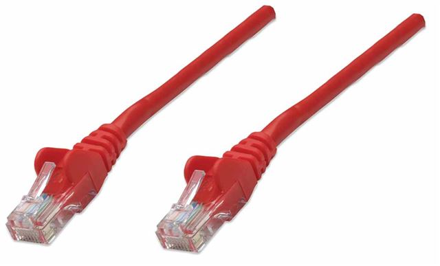 Kabl Intellinet Patch, Cat6 certified, U/UTP, 1.5m, crveni