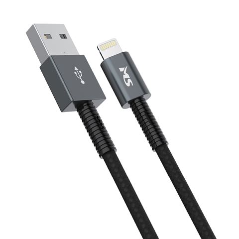 MS CABLE USB-A 2.0 -&gt;LIGHTNING, 1m, crni