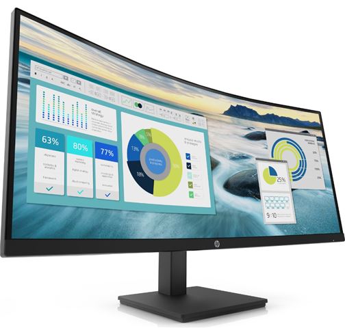HP P34hc G4 WQHD USB-C Curved Monitor, 21Y56AA