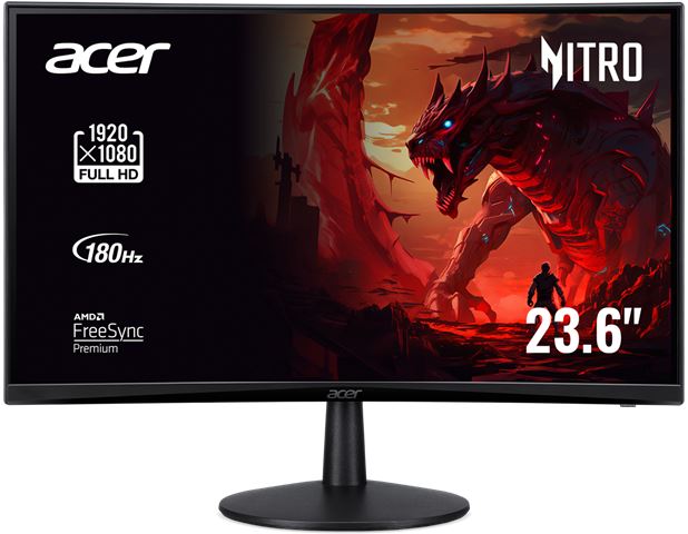 ED240QS3bmiipx, 23.6"/Curved/VA/1920x1080/180Hz/HDMI/DP/Audio/2Y