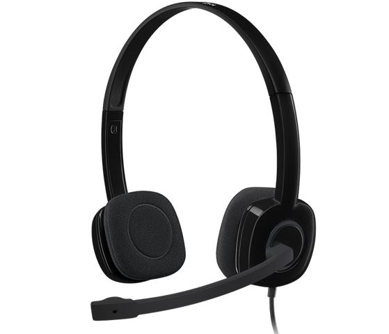 Slušalice Logitech H151 black