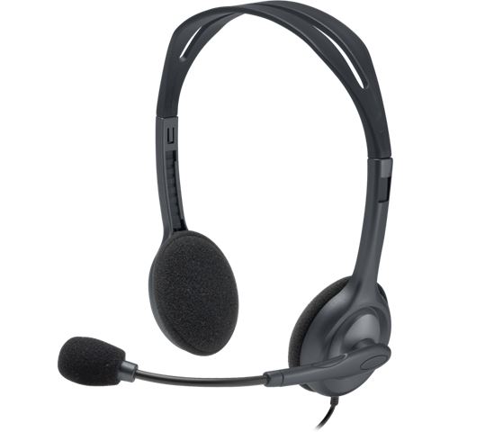 Slušalice Logitech H111 black