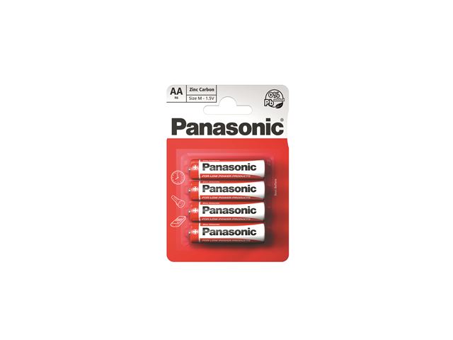PANASONIC baterije R6RZ/4BP EU Zinc Carbon, baterija AA