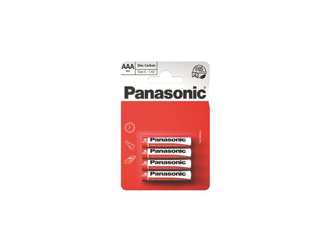 PANASONIC baterije R03RZ/4BP EU Zinc Carbon, baterija AAA
