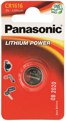 PANASONIC baterije CR-1616EL/1B Lithium Coin