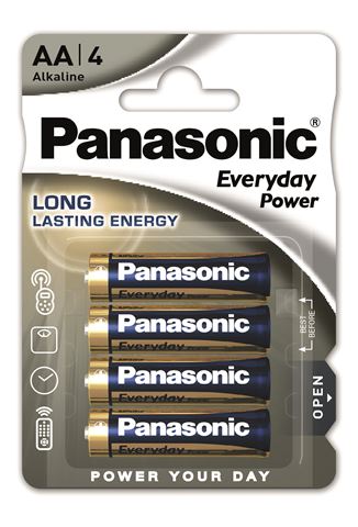 PANASONIC baterije LR6EPS/4BP Alkaline Everyday Power