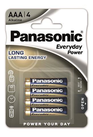 PANASONIC baterije LR03EPS/4BP Alkaline Everyday Power