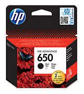 HP 650 Black Ink Cartridge, CZ101AE