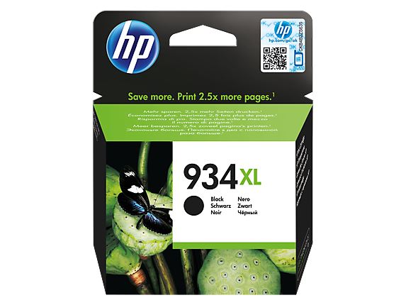 HP 934XL Black Ink Cartridge, C2P23AE