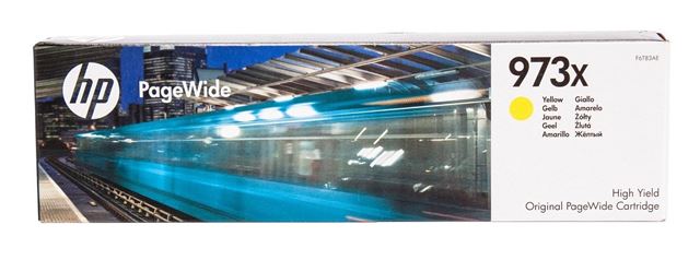HP 973X High Yield Yellow Cartridge, F6T83AE