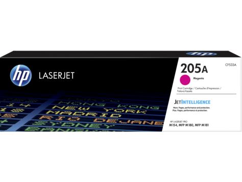 HP 205A Magenta Original LaserJet Toner Cartridge, CF533A