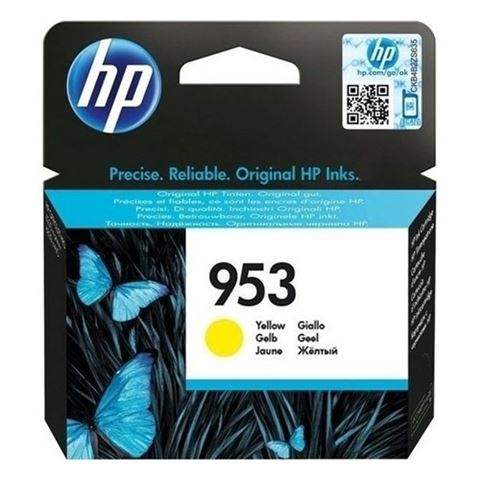 HP 953 Yellow Original Ink Cartridge, F6U14AE