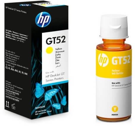 HP GT52 Original Ink Bottle Yellow, M0H56AE
