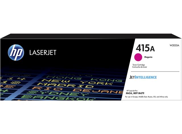 Toner HP 415A Magenta LaserJet Toner Cartridge, W2033A