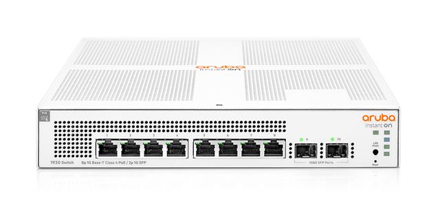 ARUBA 1930 INSTANT ON 8G 2SFP POE 124W SWITCH