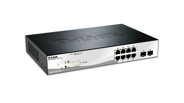 D-Link switch  web upravljivi DGS-1210-10P