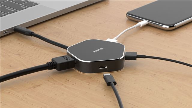 D-LINK USB-C 4-port USB 3.0 hub HDMI, DUB-M420