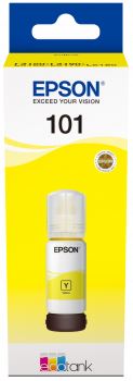 Epson Tinta 101 EcoTank Yellow ink bottle, C13T03V44A