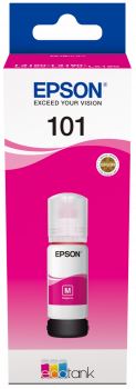 Epson Tinta 101 EcoTank Magenta ink bottle, C13T03V34A