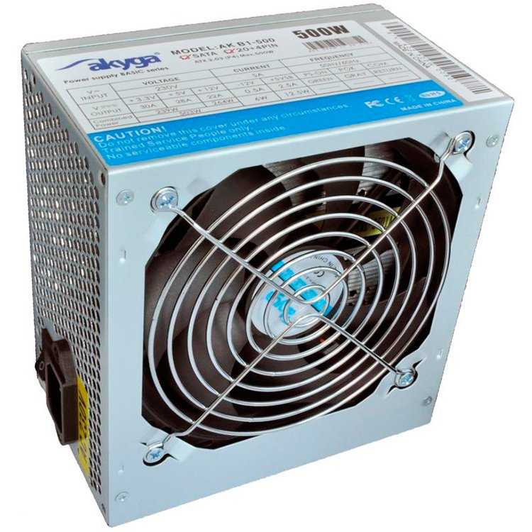 Power Supply AKYGA AK-B1-500, napajanje