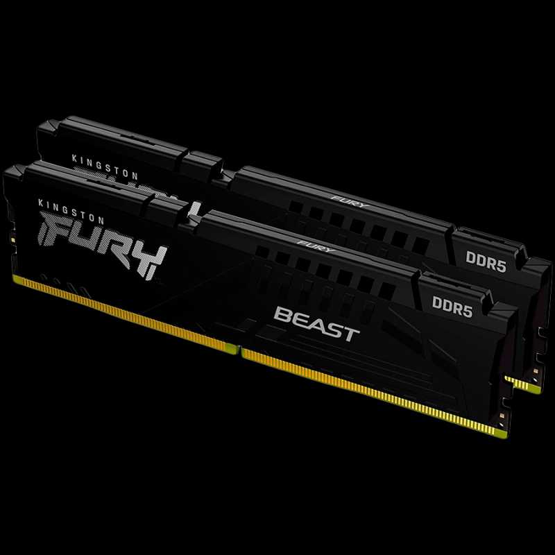 Kingston DRAM 32GB 5600MHz DDR5 CL40 DIMM (Kit of 2) FURY Beast Black EAN: 740617325706