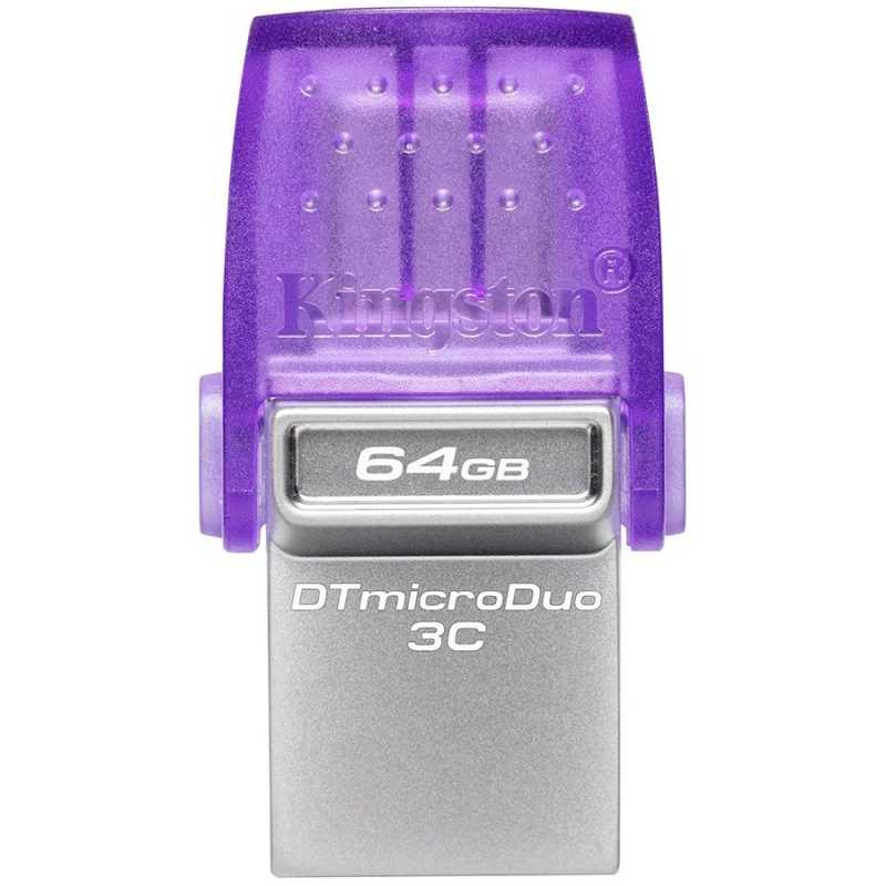 Kingston 64GB DataTraveler microDuo 3C 200MB/s dual USB-A + USB-C EAN: 740617328219