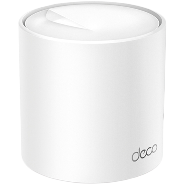 AX3000 Whole Home Mesh Wi-Fi 6 UnitSPEED: 574 Mbps at 2.4 GHz + 2402 Mbps at 5 GHzSPEC: 2× Internal Antennas, 3× Gigabit Ports (WAN/LAN auto-sensing), 2 Streams and HE160 for 5GHzFEATURE: Deco App, Ro