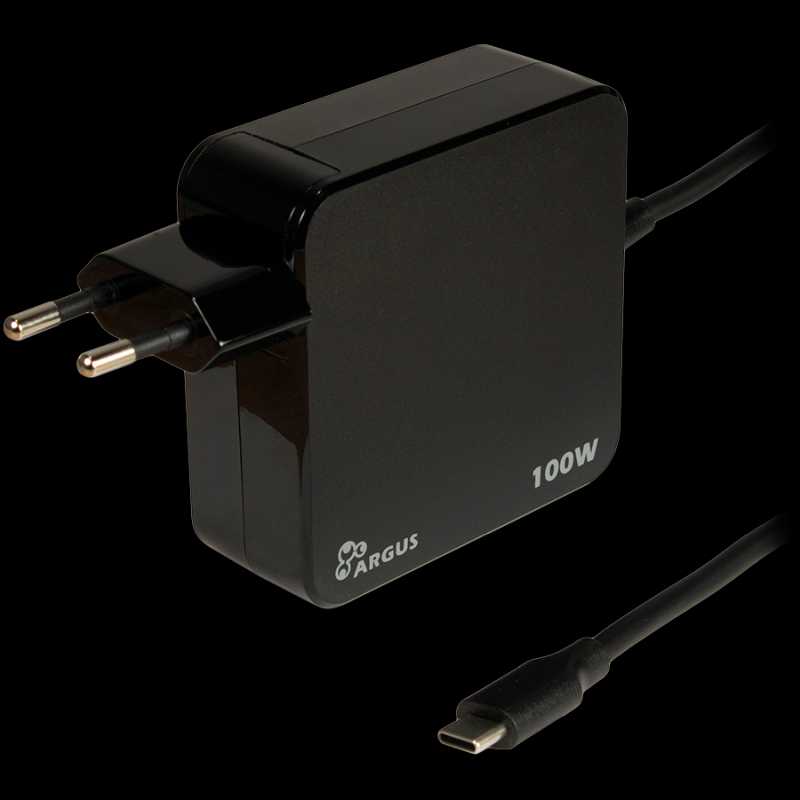 Inter-Tech Power Adapter, Type C, 100W (5V, 9V, 12V, 15V, 20V)