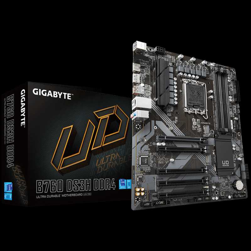 GIGABYTE Mainboard Desktop B760 DS3H DDR4