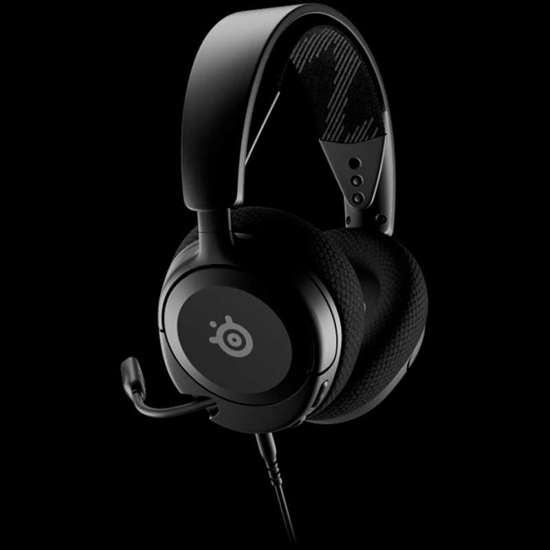 SteelSeries I Arctis Nova 1 I Gaming Headset I High Fidelity Drivers / Ultra lightweight / 4-points of adjustability / Noise-cancelling mic. / Compatable w/ PC and console platform with a 3.5mm jack /