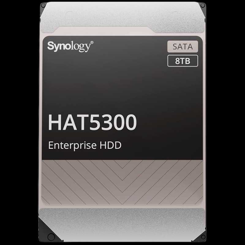 Synology HAT5300-8T 8TB 3.5" HDD SATA 6Gb/s, 512e; 7200rpm, Buffer size : 256MiB, MTTF 2M hours, warranty 5 years