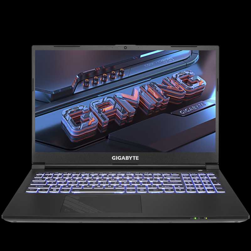 GIGABYTE Notebook G5 KF 15.6in (1920x1080@144Hz) IPS, Intel Core i5-12500H, 16GB (2x8GB) DDR4 3200MHz, 512GB M.2 Gen4 SSD, NVIDIA GeForce RTX 4060 8GB, AX201 WiFi/BT, Backlit keyboard, no OS