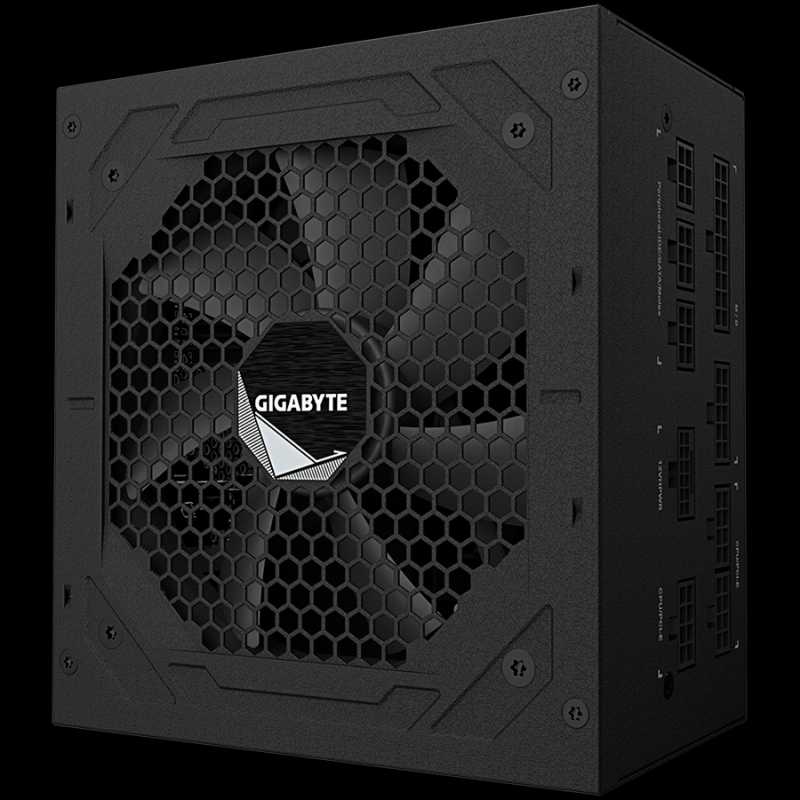 GIGABYTE UD850GM Power Supply 850W, PCIe Gen5 16Pin x 1 600W, Modular, 80 PLUS Gold, Japanese capacitors, 120mm smart control fan, EU plug