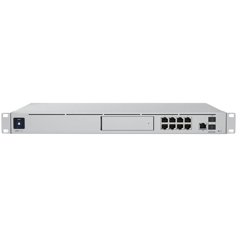 The Dream Machine Special Edition 1U Rackmount 10Gbps UniFi Multi-Application System with 3.5" HDD Expansion and 8Port PoE Switch