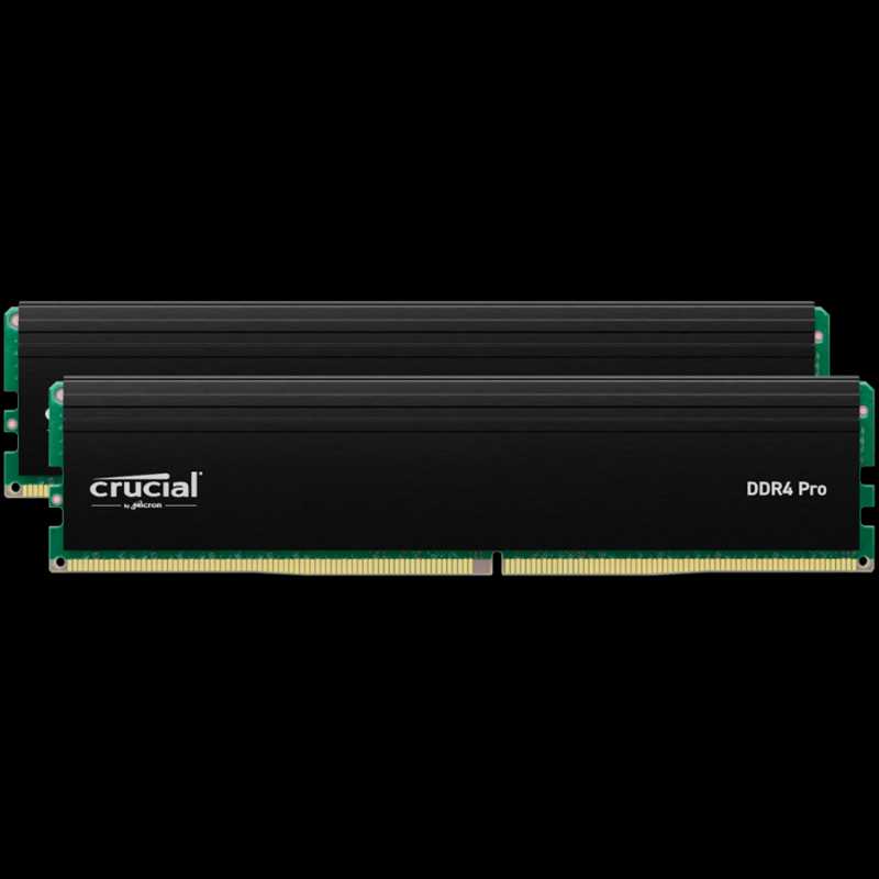 Crucial Pro 32GB Kit (2x16GB) DDR4-3200 UDIMM CL22 (8Gbit/16Gbit), EAN: 649528937780