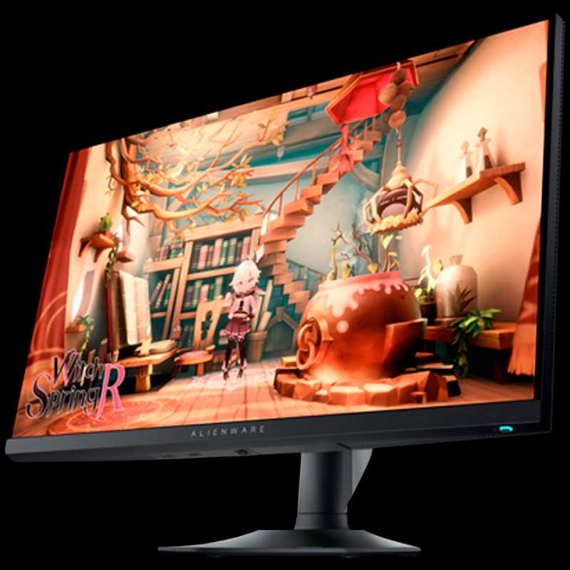 Monitor Alienware AW2724DM 27", 2560x1440, QHD, 165Hz, IPS Antiglare, 16:9, 1000:1, 600 cd/m2, NVIDIA G-SYNC + AMD FreeSync, 1ms, 178/178, 2xDP, HDMI, 2xUSB 3.2, USB-B, Tilt, Swivel, Pivot, Height Adj