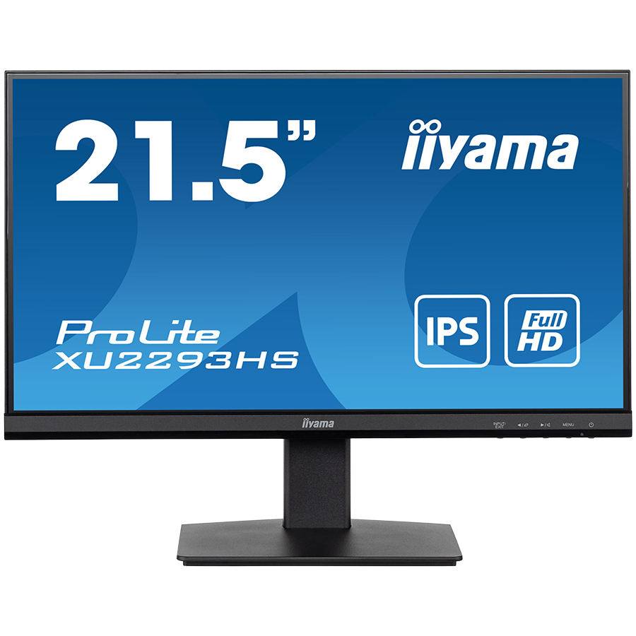 IIYAMA Monitor LED XU2293HS-B5 21.5" IPS 1920 x 1080 @75Hz 250 cd/m2 1000:1 3ms HDMI DP HDCP Tilt 3y