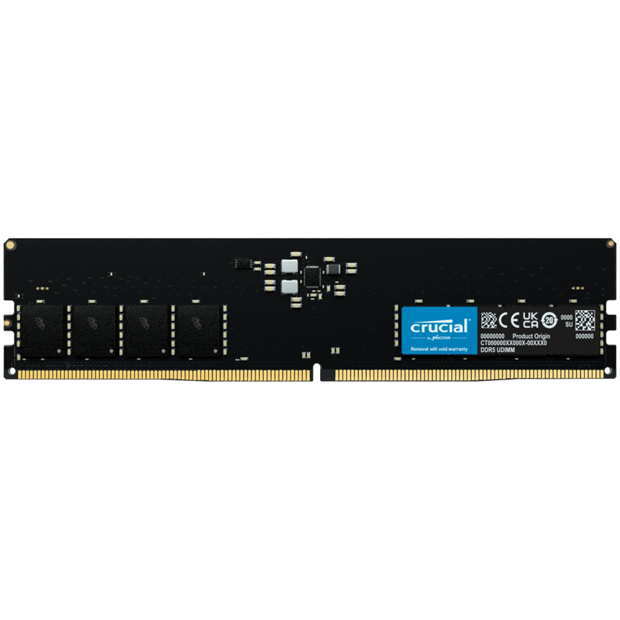Crucial 32GB DDR5-5600 UDIMM CL46 (16Gbit), EAN: 649528929754