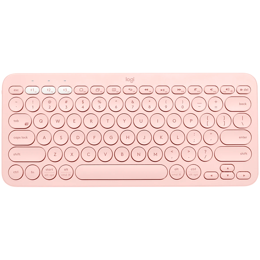 LOGITECH K380S Multi-Device Bluetooth Keyboard - TONAL ROSE - US INT'L