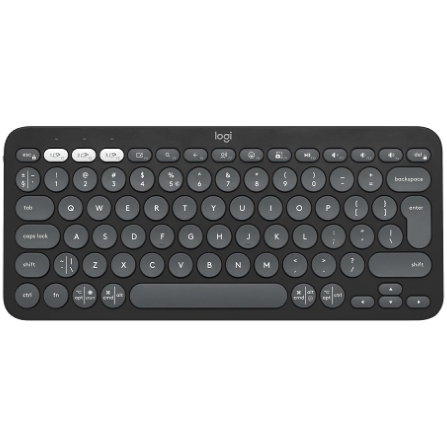 LOGITECH K380S Multi-Device Bluetooth Keyboard - TONAL GRAPHITE - US INT'L