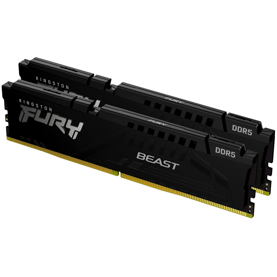 Kingston 16GB 5600MT/s DDR5 CL40 DIMM (Kit of 2) FURY Beast Black XMP, EAN: 740617325935