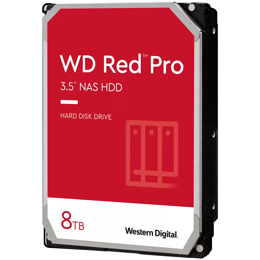 HDD Desktop WD Red Pro (3.5'', 8TB, 512MB, 7200 RPM, SATA 6 Gb/s)