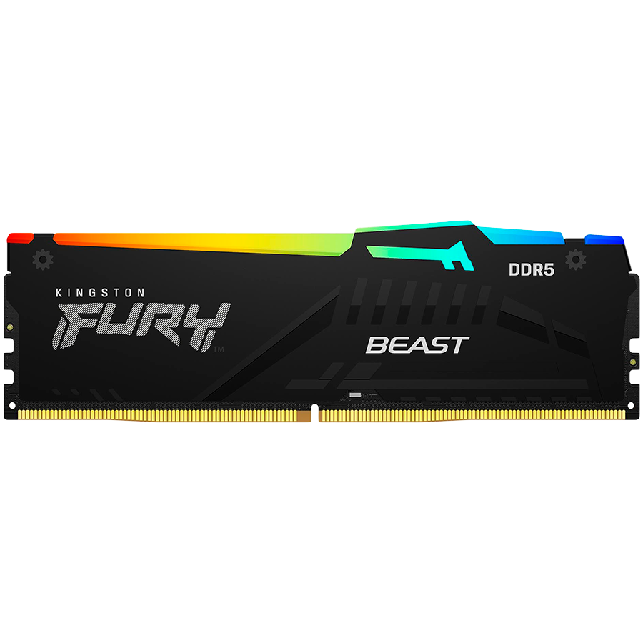 Kingston 32GB 6000MT/s DDR5 CL30 DIMM (Kit of 2) FURY Beast RGB XMP, EAN: 740617343182