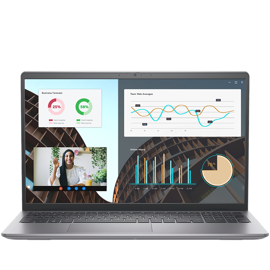 Dell Vostro 3530, 15.6" FHD (1920x1080), Intel Core i5-1334U (12MB, 10C/12T, 4.6GHz), 16GB (2x8GB) DDR4, M.2 512GB PCIe, Intel Iris Xe, WiFi, BT, HDMI, USB-C, 2xUSB-A, RJ-45, FHD Cam, Mic, Backlit kb,