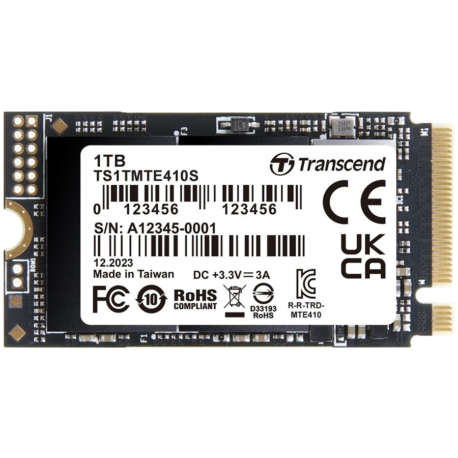 Transcend 512GB, M.2 2242,PCIe Gen4x4, NVMe, 3D TLC, EAN: 760557865315