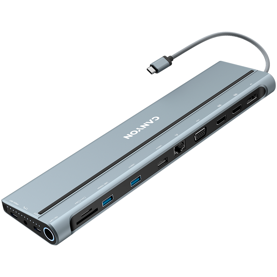 CANYON hub DS-90 14in1 USB-C Space Grey