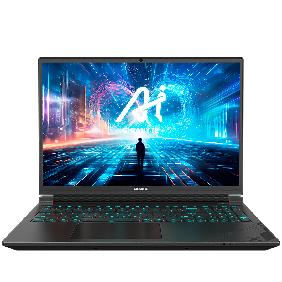 GIGABYTE Notebook G6X 9MG 16" (1920x1200@165Hz) WUXGA, Intel Core i7-13650HX, 16GB (2x8GB) DDR5 4800, NVIDIA RTX 4050 GDDR6 6GB, Gen4 1TB, Backlit, Free DOS