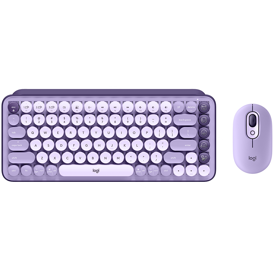 LOGITECH POP ICON COMBO - LILAC - US INT'L - BT  - INTNL-973
